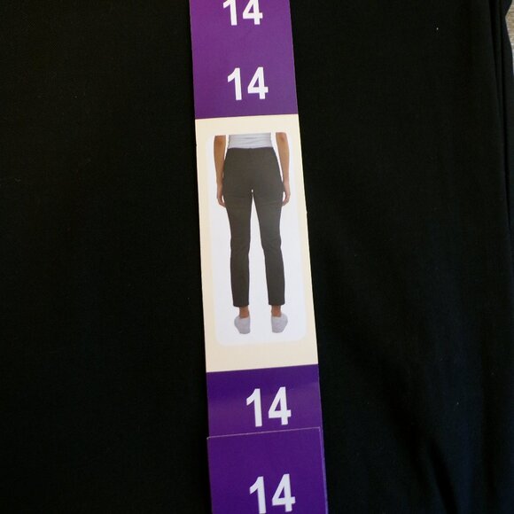 JACHS NEW YORK Women's Girlfriend Straight Leg Ankle Pant Black Sz: 6, 8, 10, 14 - Picture 13 of 13